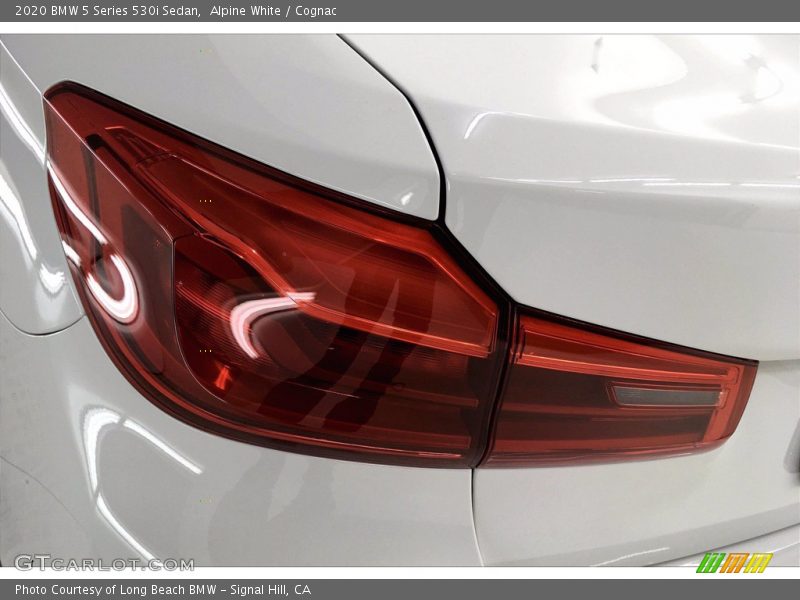 Alpine White / Cognac 2020 BMW 5 Series 530i Sedan