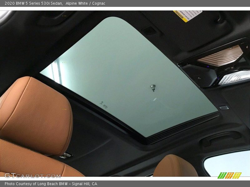 Alpine White / Cognac 2020 BMW 5 Series 530i Sedan
