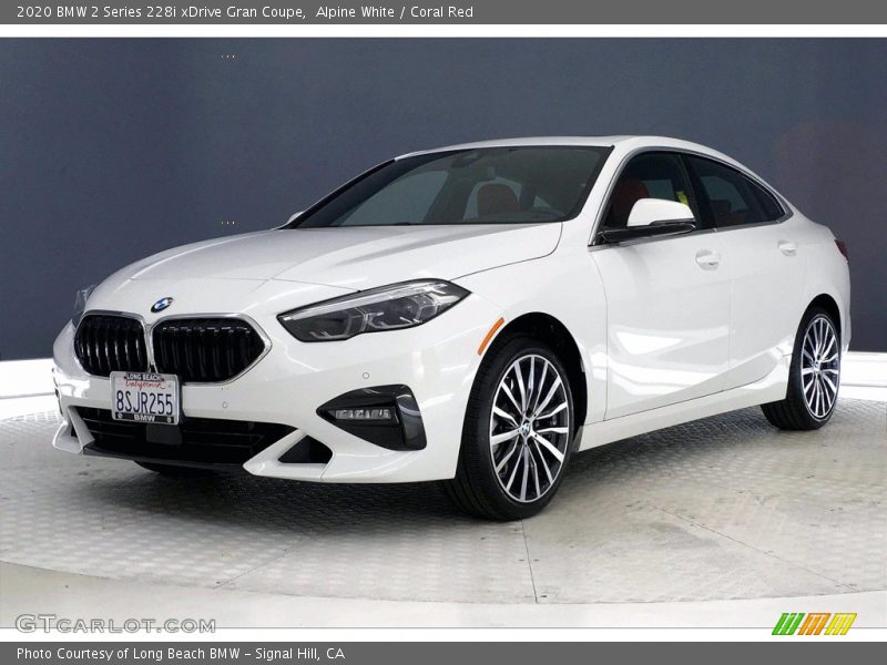 Alpine White / Coral Red 2020 BMW 2 Series 228i xDrive Gran Coupe