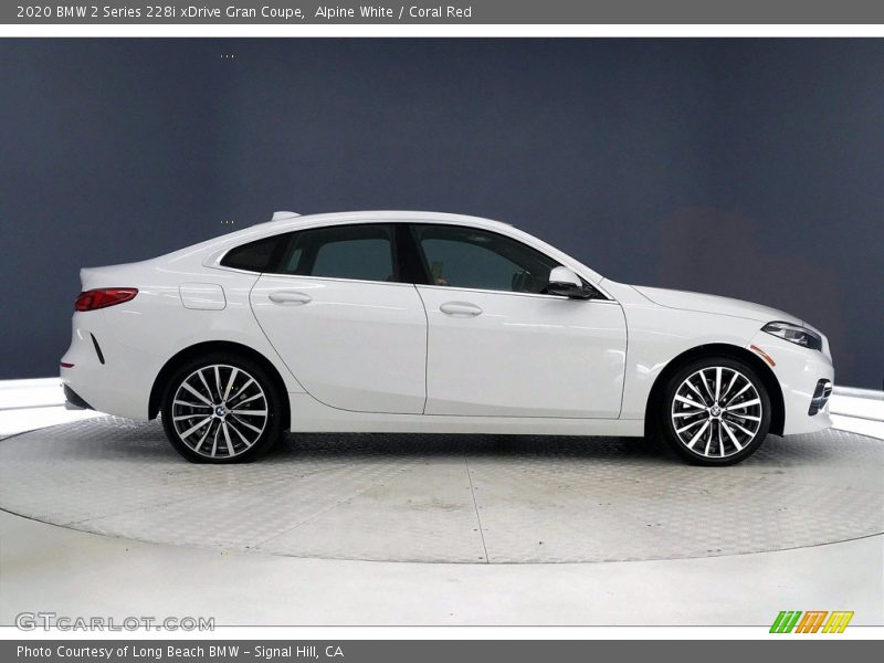 Alpine White / Coral Red 2020 BMW 2 Series 228i xDrive Gran Coupe