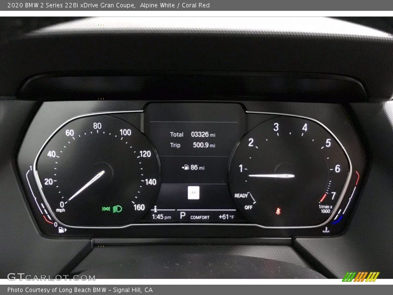 Alpine White / Coral Red 2020 BMW 2 Series 228i xDrive Gran Coupe
