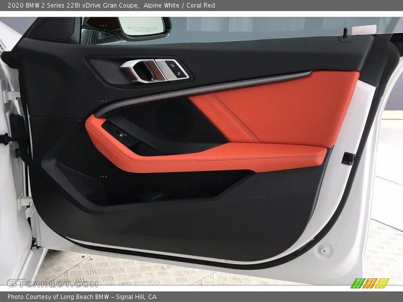 Alpine White / Coral Red 2020 BMW 2 Series 228i xDrive Gran Coupe
