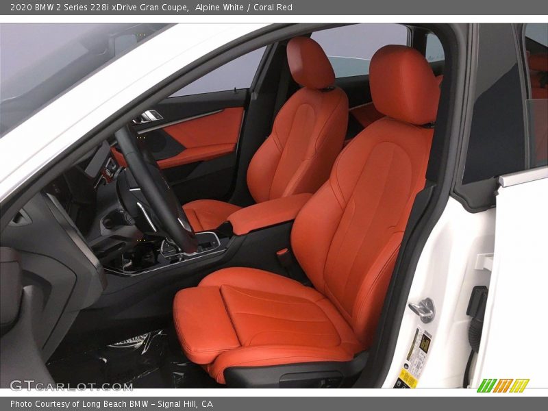 Alpine White / Coral Red 2020 BMW 2 Series 228i xDrive Gran Coupe