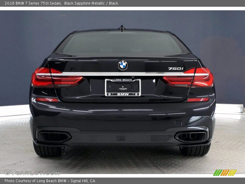 Black Sapphire Metallic / Black 2018 BMW 7 Series 750i Sedan