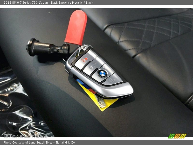 Black Sapphire Metallic / Black 2018 BMW 7 Series 750i Sedan