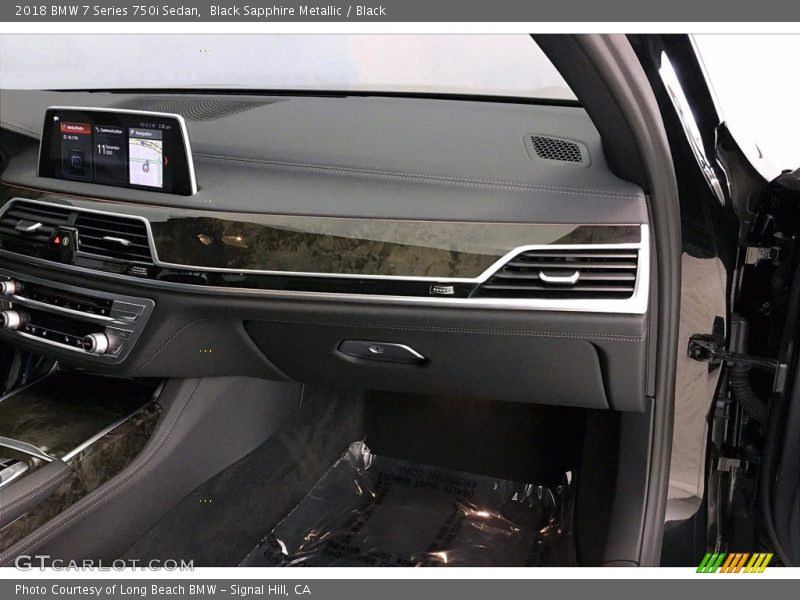 Black Sapphire Metallic / Black 2018 BMW 7 Series 750i Sedan