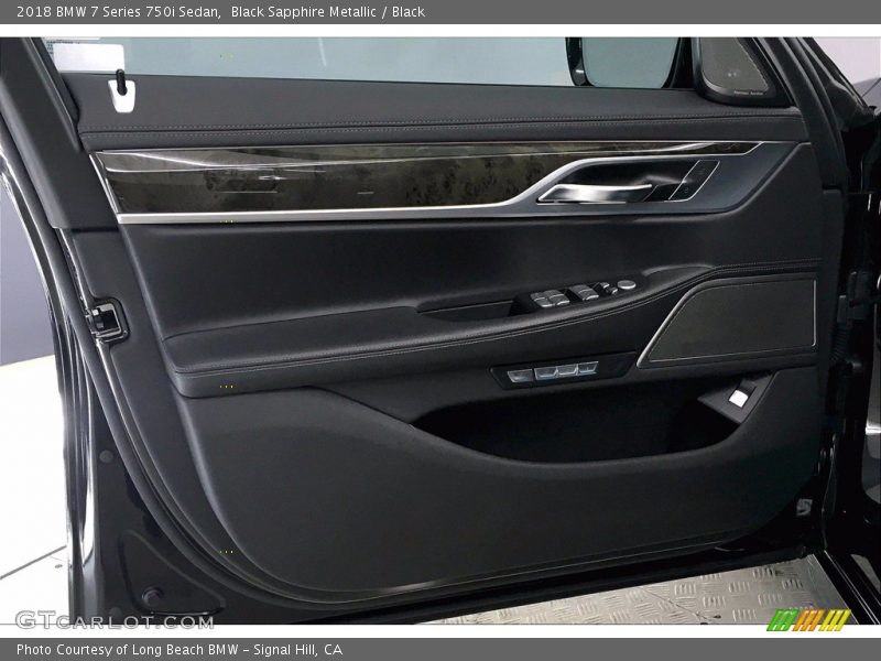 Black Sapphire Metallic / Black 2018 BMW 7 Series 750i Sedan