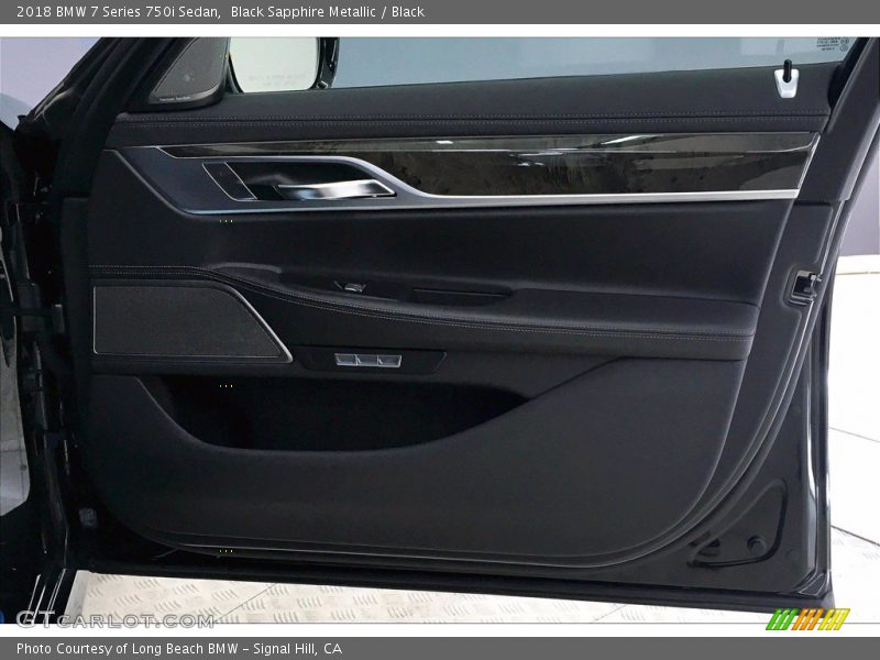 Black Sapphire Metallic / Black 2018 BMW 7 Series 750i Sedan