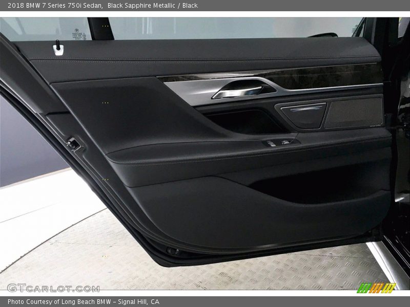 Black Sapphire Metallic / Black 2018 BMW 7 Series 750i Sedan