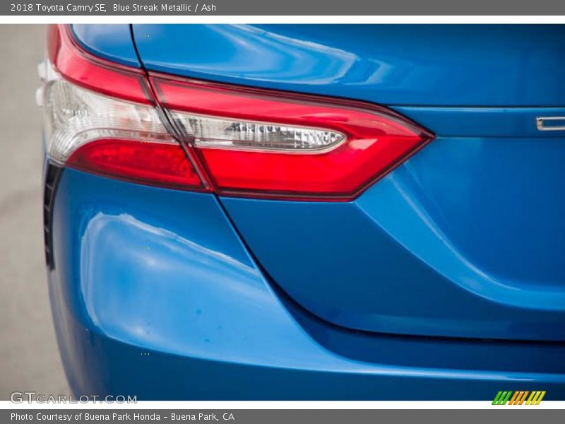 Blue Streak Metallic / Ash 2018 Toyota Camry SE