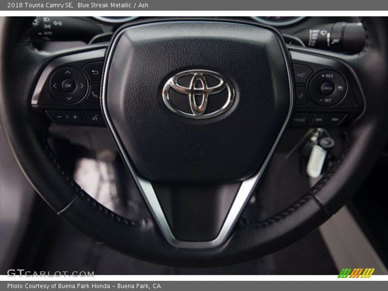 Blue Streak Metallic / Ash 2018 Toyota Camry SE