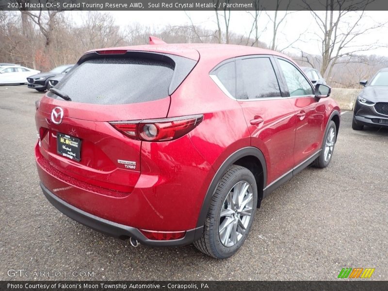 Soul Red Crystal Metallic / Parchment 2021 Mazda CX-5 Grand Touring Reserve AWD