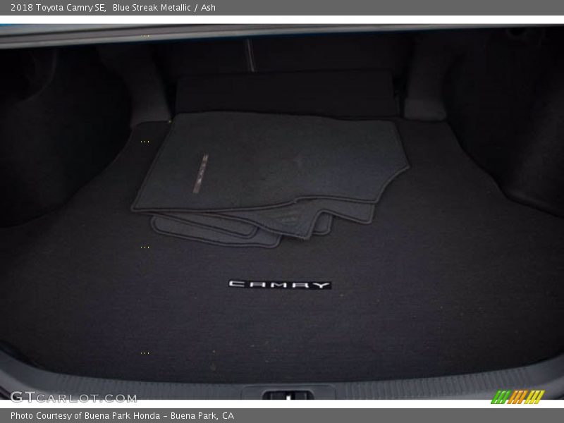 Blue Streak Metallic / Ash 2018 Toyota Camry SE