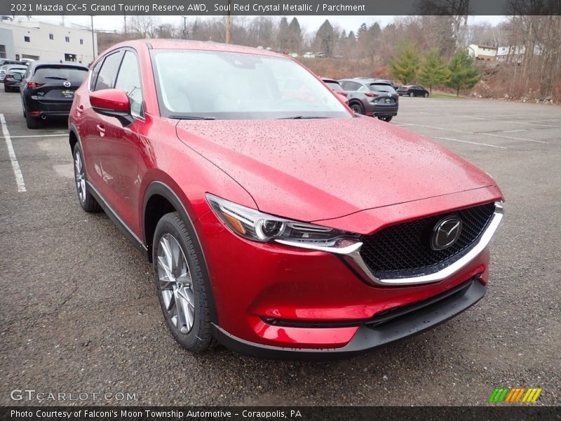 Soul Red Crystal Metallic / Parchment 2021 Mazda CX-5 Grand Touring Reserve AWD