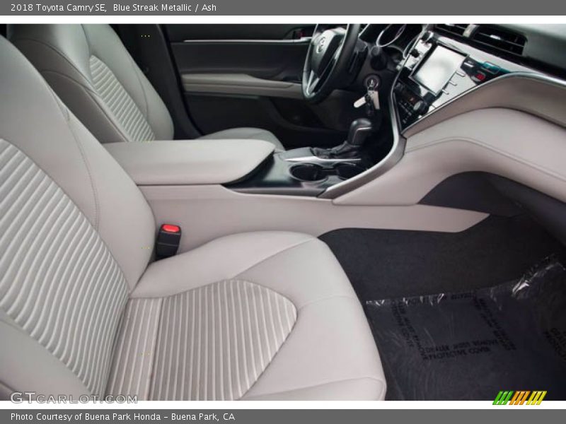 Blue Streak Metallic / Ash 2018 Toyota Camry SE