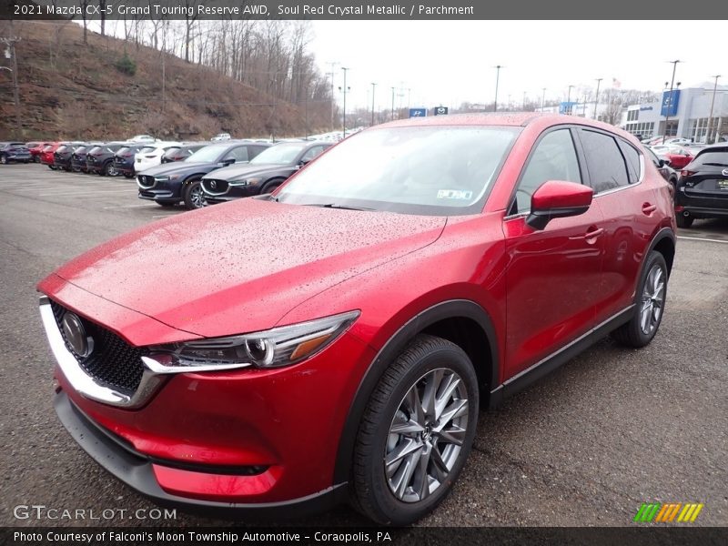 Front 3/4 View of 2021 CX-5 Grand Touring Reserve AWD