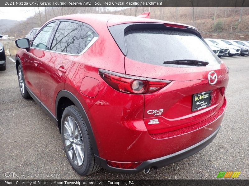 Soul Red Crystal Metallic / Parchment 2021 Mazda CX-5 Grand Touring Reserve AWD