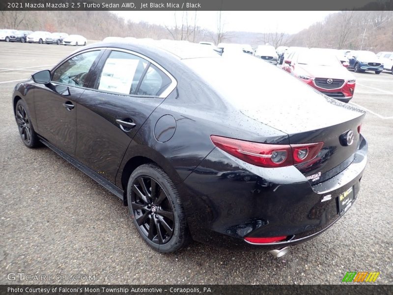Jet Black Mica / Black 2021 Mazda Mazda3 2.5 Turbo Sedan AWD