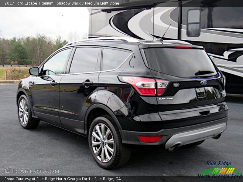 Shadow Black / Medium Light Stone 2017 Ford Escape Titanium