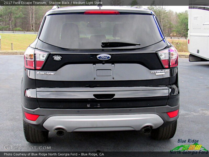 Shadow Black / Medium Light Stone 2017 Ford Escape Titanium