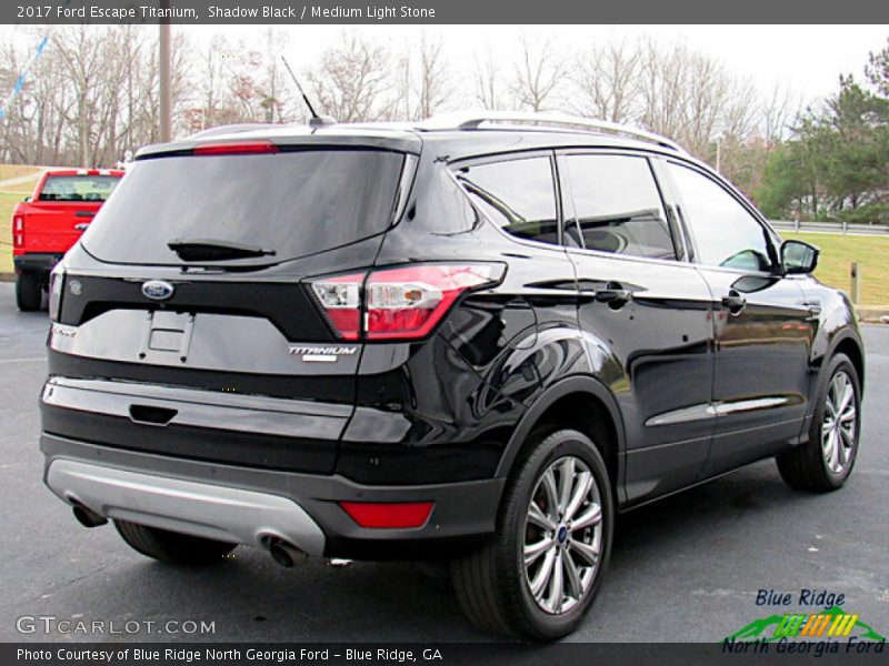 Shadow Black / Medium Light Stone 2017 Ford Escape Titanium