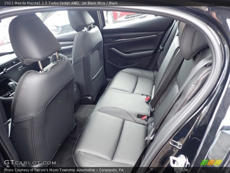 Rear Seat of 2021 Mazda3 2.5 Turbo Sedan AWD