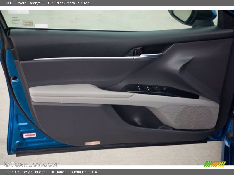 Blue Streak Metallic / Ash 2018 Toyota Camry SE