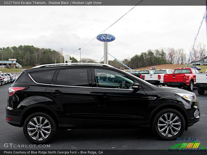 Shadow Black / Medium Light Stone 2017 Ford Escape Titanium