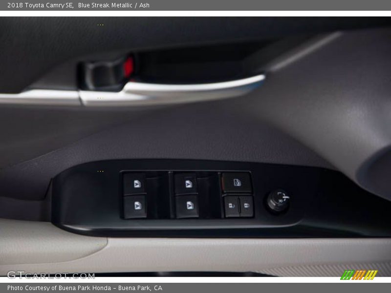 Blue Streak Metallic / Ash 2018 Toyota Camry SE