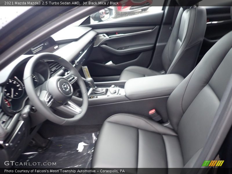 Front Seat of 2021 Mazda3 2.5 Turbo Sedan AWD