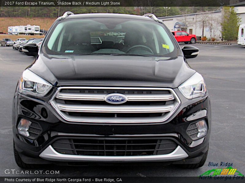 Shadow Black / Medium Light Stone 2017 Ford Escape Titanium