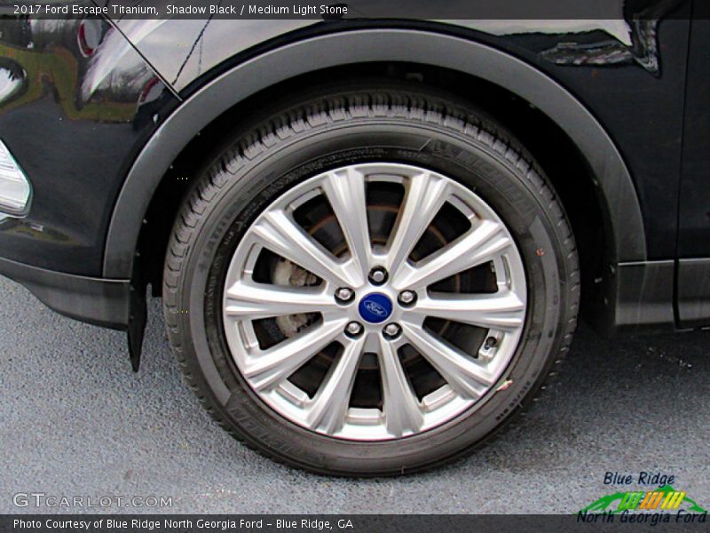 Shadow Black / Medium Light Stone 2017 Ford Escape Titanium