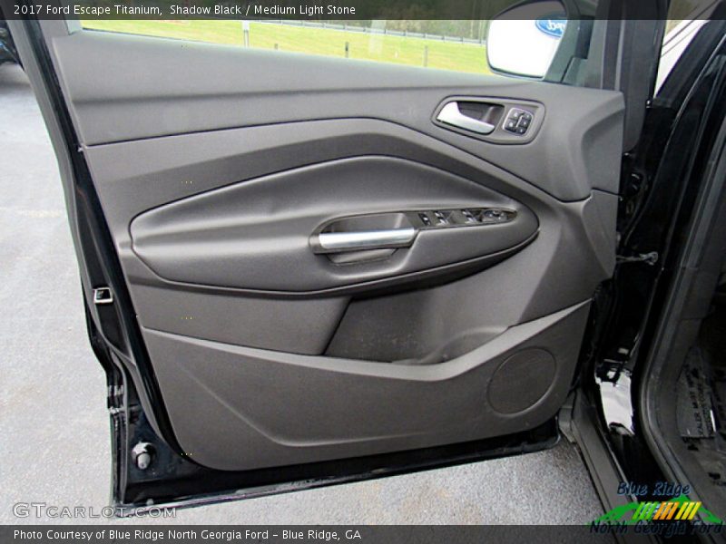 Shadow Black / Medium Light Stone 2017 Ford Escape Titanium