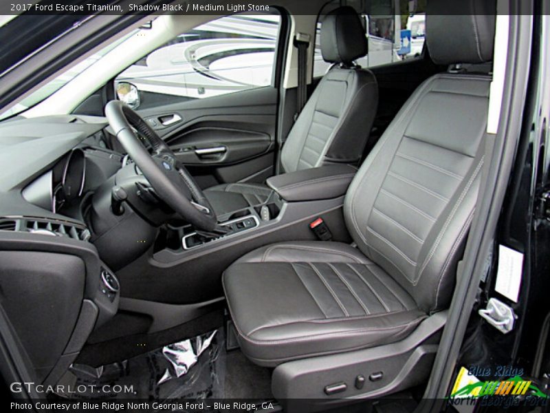 Shadow Black / Medium Light Stone 2017 Ford Escape Titanium