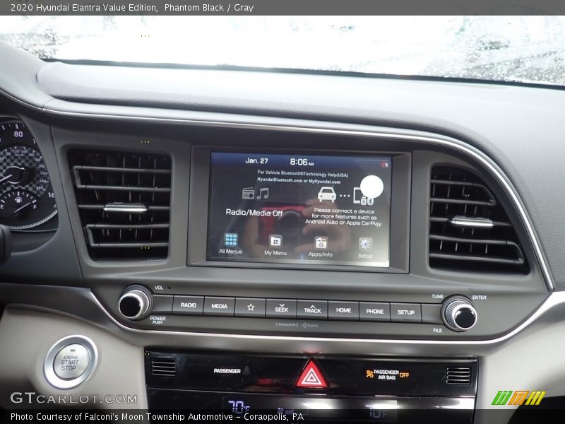 Phantom Black / Gray 2020 Hyundai Elantra Value Edition
