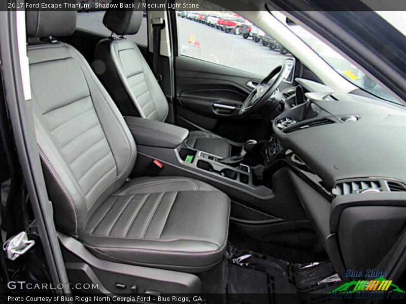 Shadow Black / Medium Light Stone 2017 Ford Escape Titanium