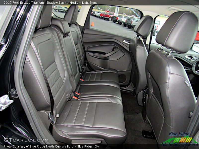Shadow Black / Medium Light Stone 2017 Ford Escape Titanium