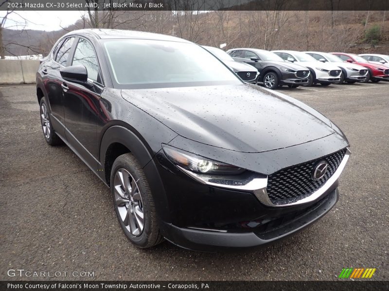 Jet Black Mica / Black 2021 Mazda CX-30 Select AWD