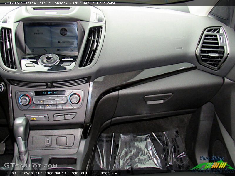 Shadow Black / Medium Light Stone 2017 Ford Escape Titanium