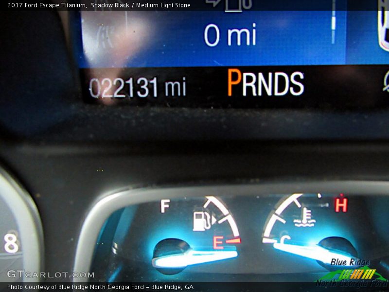 Shadow Black / Medium Light Stone 2017 Ford Escape Titanium