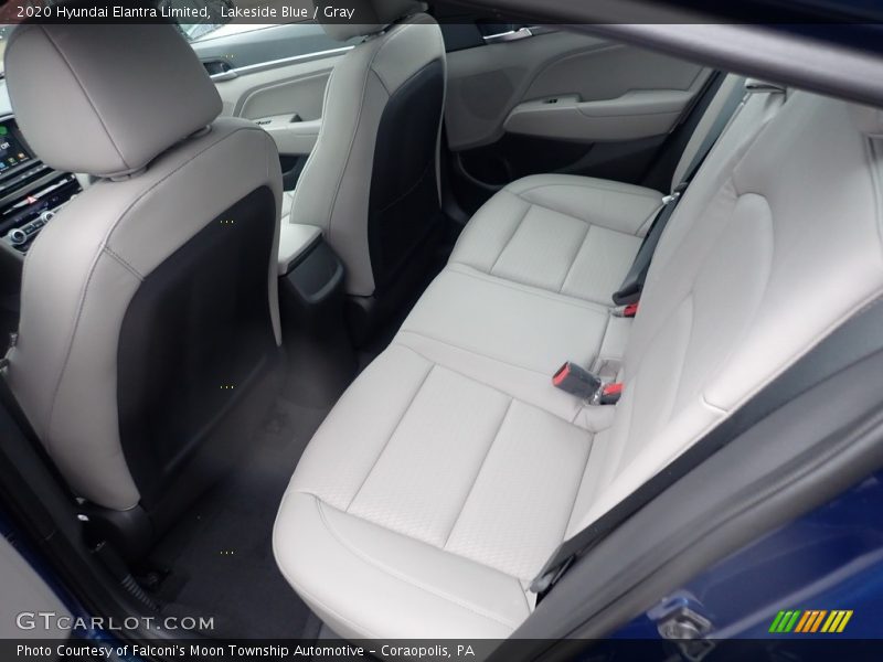 Rear Seat of 2020 Elantra Limited