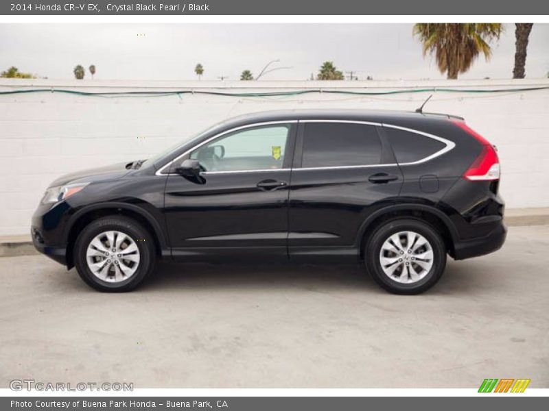 Crystal Black Pearl / Black 2014 Honda CR-V EX