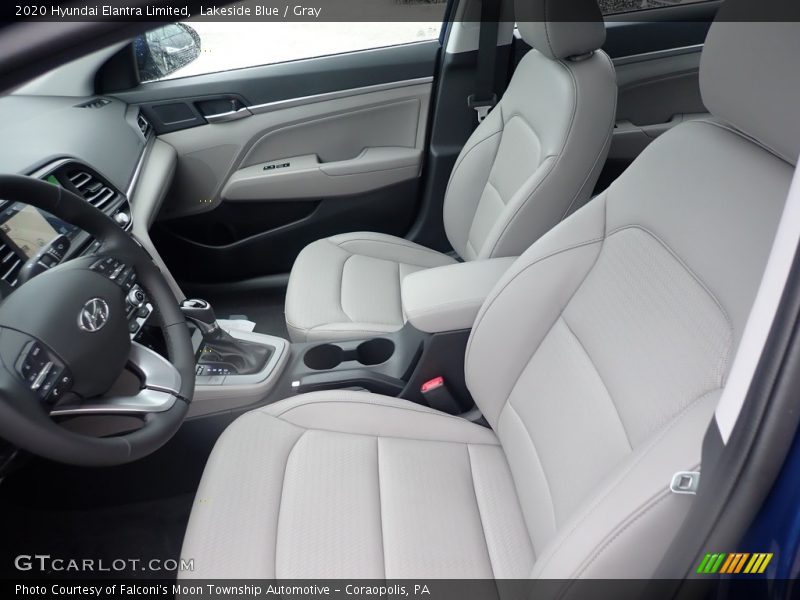 Front Seat of 2020 Elantra Limited