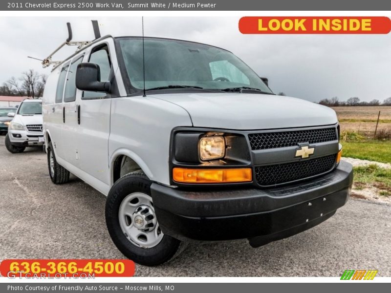 Summit White / Medium Pewter 2011 Chevrolet Express 2500 Work Van
