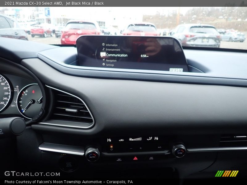 Jet Black Mica / Black 2021 Mazda CX-30 Select AWD