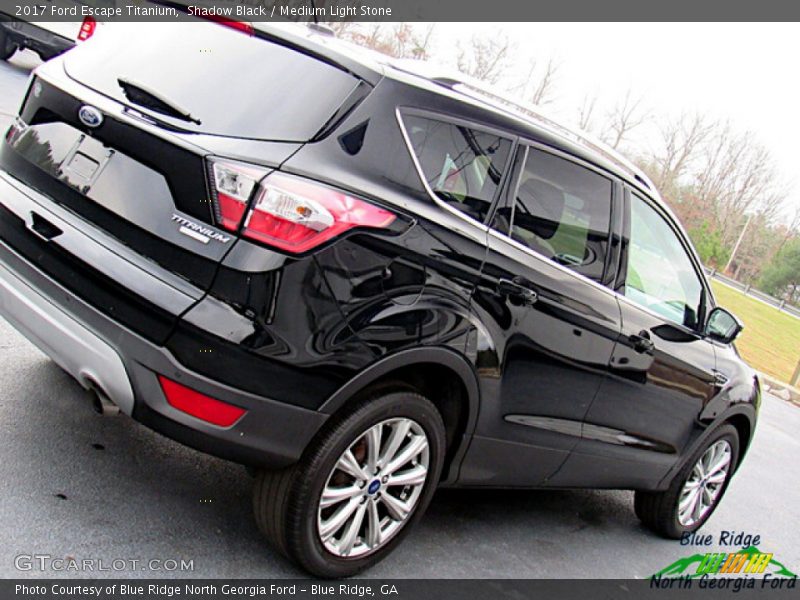 Shadow Black / Medium Light Stone 2017 Ford Escape Titanium