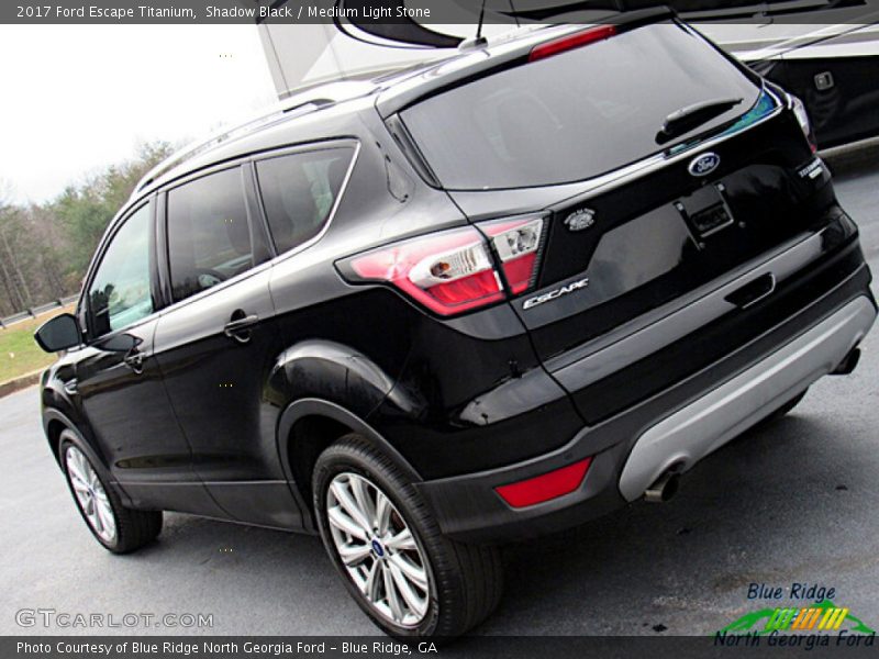 Shadow Black / Medium Light Stone 2017 Ford Escape Titanium