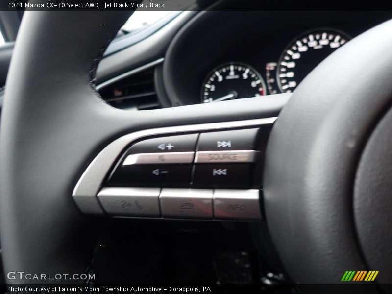 Jet Black Mica / Black 2021 Mazda CX-30 Select AWD