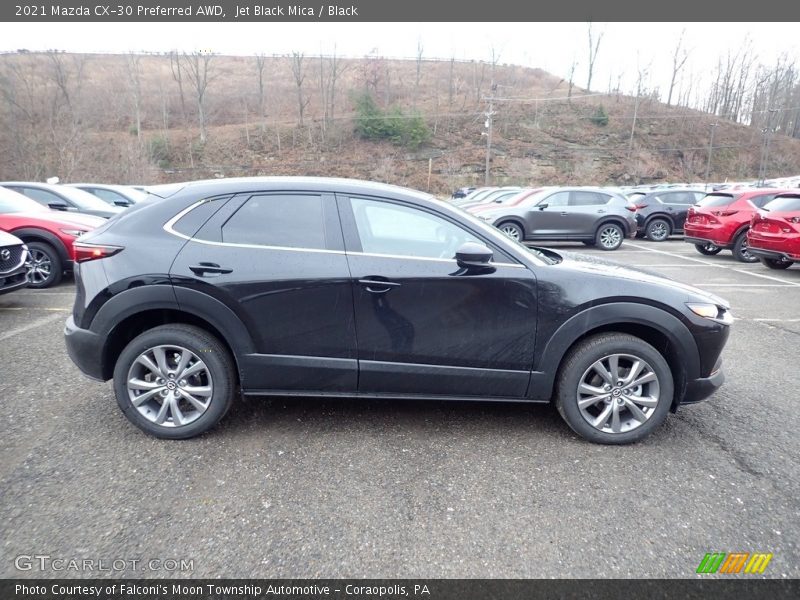 Jet Black Mica / Black 2021 Mazda CX-30 Preferred AWD