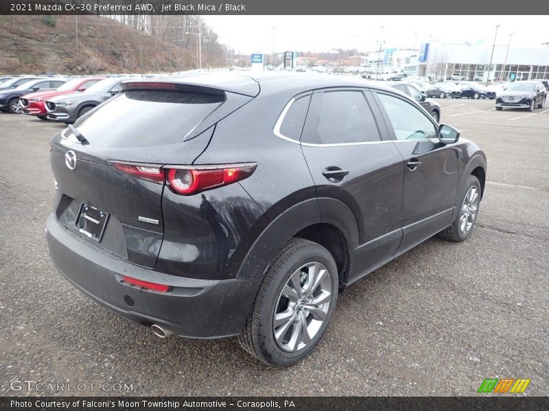 Jet Black Mica / Black 2021 Mazda CX-30 Preferred AWD